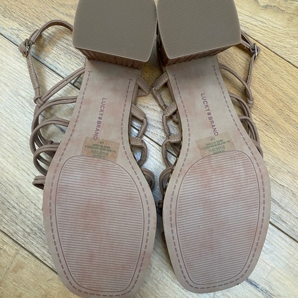 Lucky Brand boho tan heel sandals​ - Picture 7 of 12